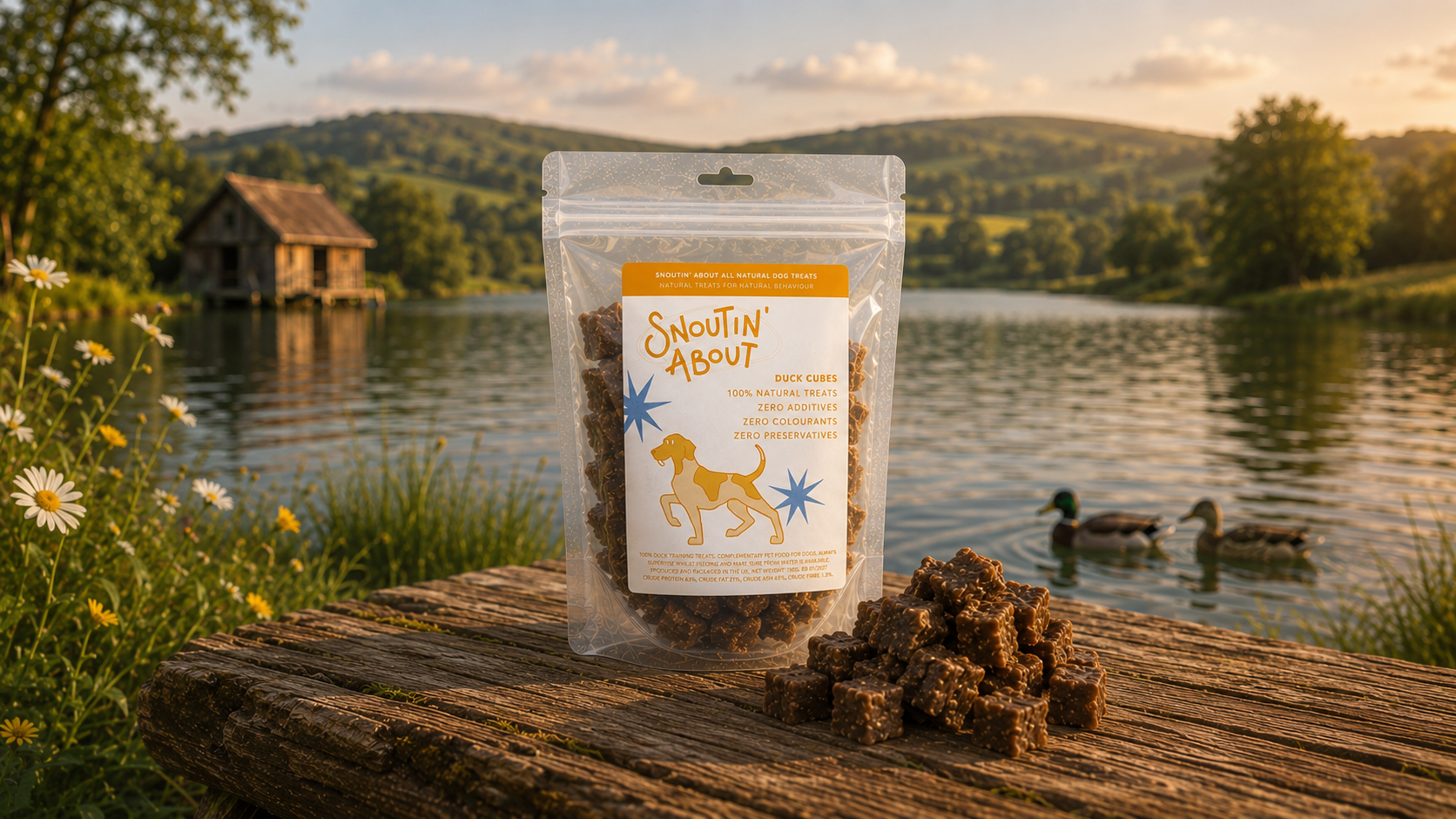 100% Natural Duck Cubes