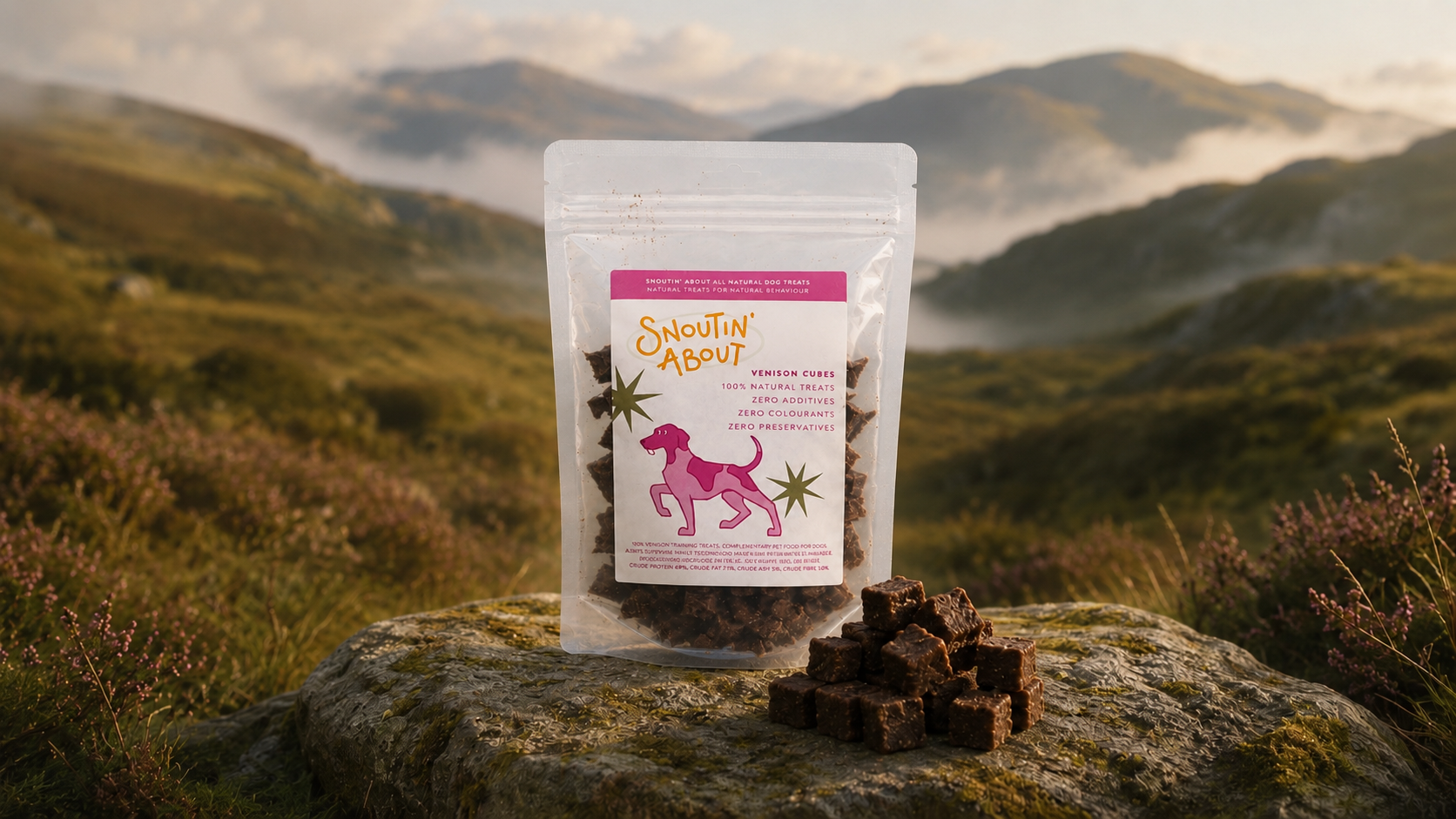 100% Natural Venison Cubes
